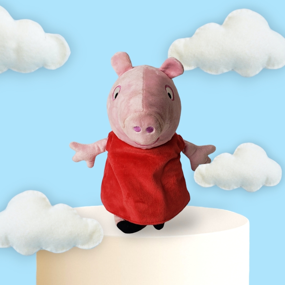 Peppa Pig Hug & Talk Oink Vegan Pork Animal Plush Piggy EUC